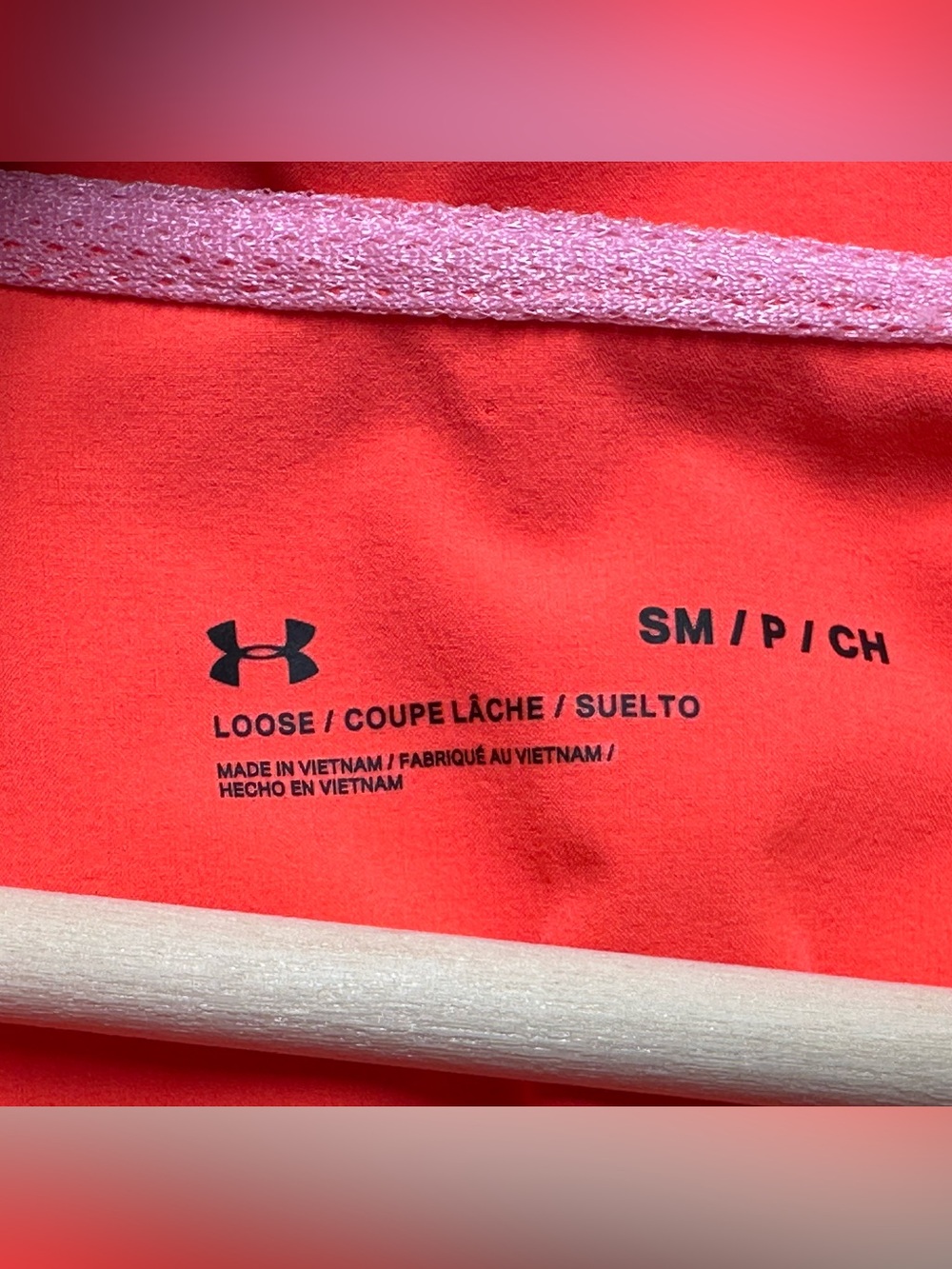 Under Armour Pink Color‑Block Quarter‑Zip Lightweight Pullover – Women’s Small - Picture 4 of 5